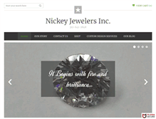 Tablet Screenshot of nickeyjewelers.com